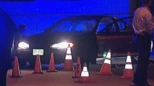 Lawrence's car she was driving when she was killed by the state trooper. 9/30/13 Photo Credit: MyFoxBoston.com